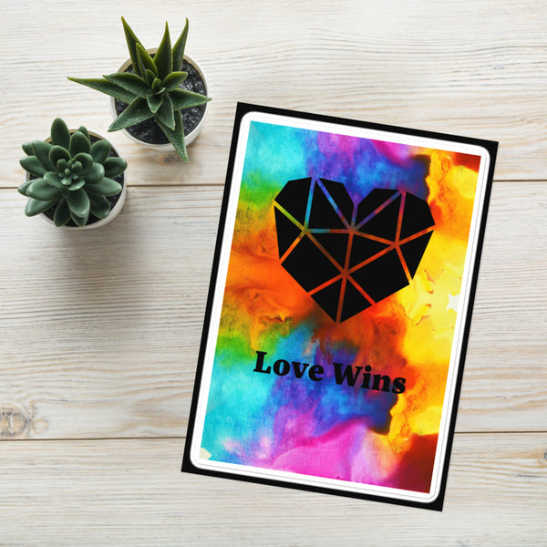 Love Wins Heart Sticker sheet