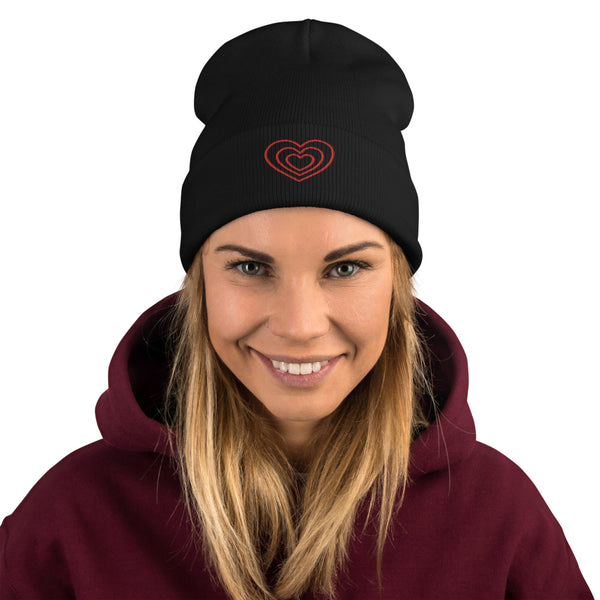 Embroidered Love Wins Beanie